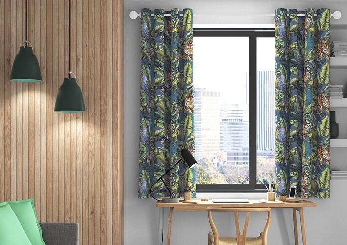 Bengal Tiger, Twilight - Made to Measure Curtains - Image 3